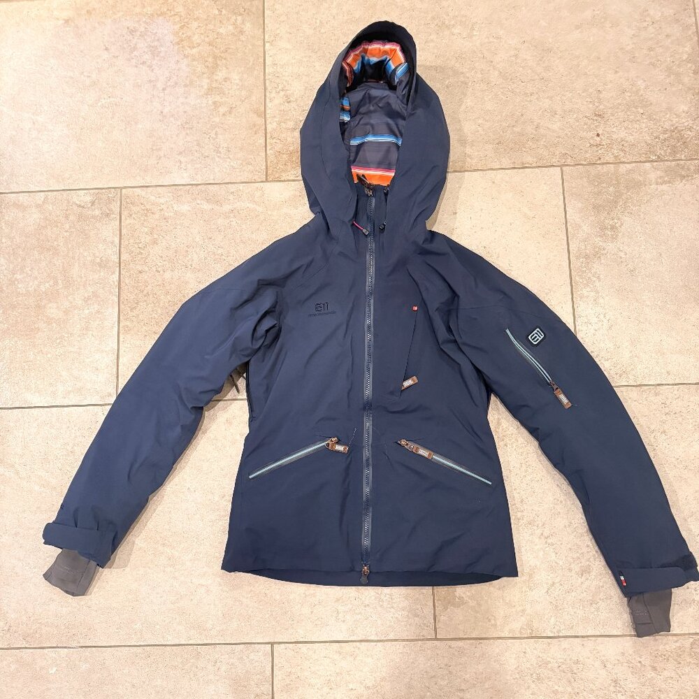 Women's Designer Ski Jacket -- State of Elevenate, Women's Backside Jacket